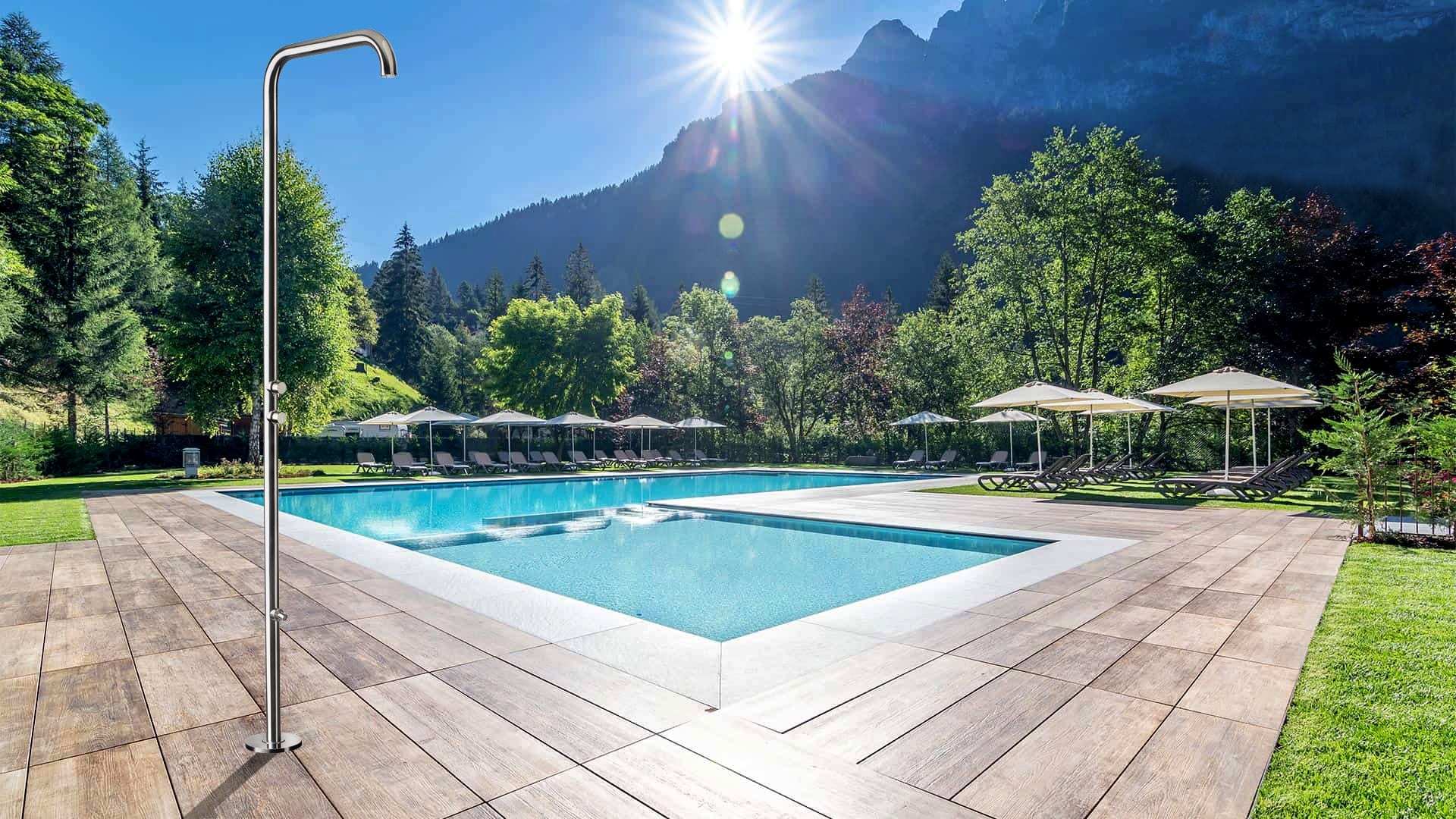 Ama Showers Italy Regadera para exterior 4500 Terentti