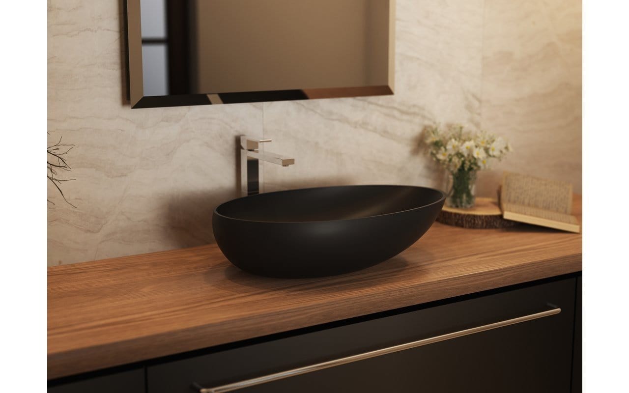 Aquatica Lavabo Spoon 2 BLACK Terentti
