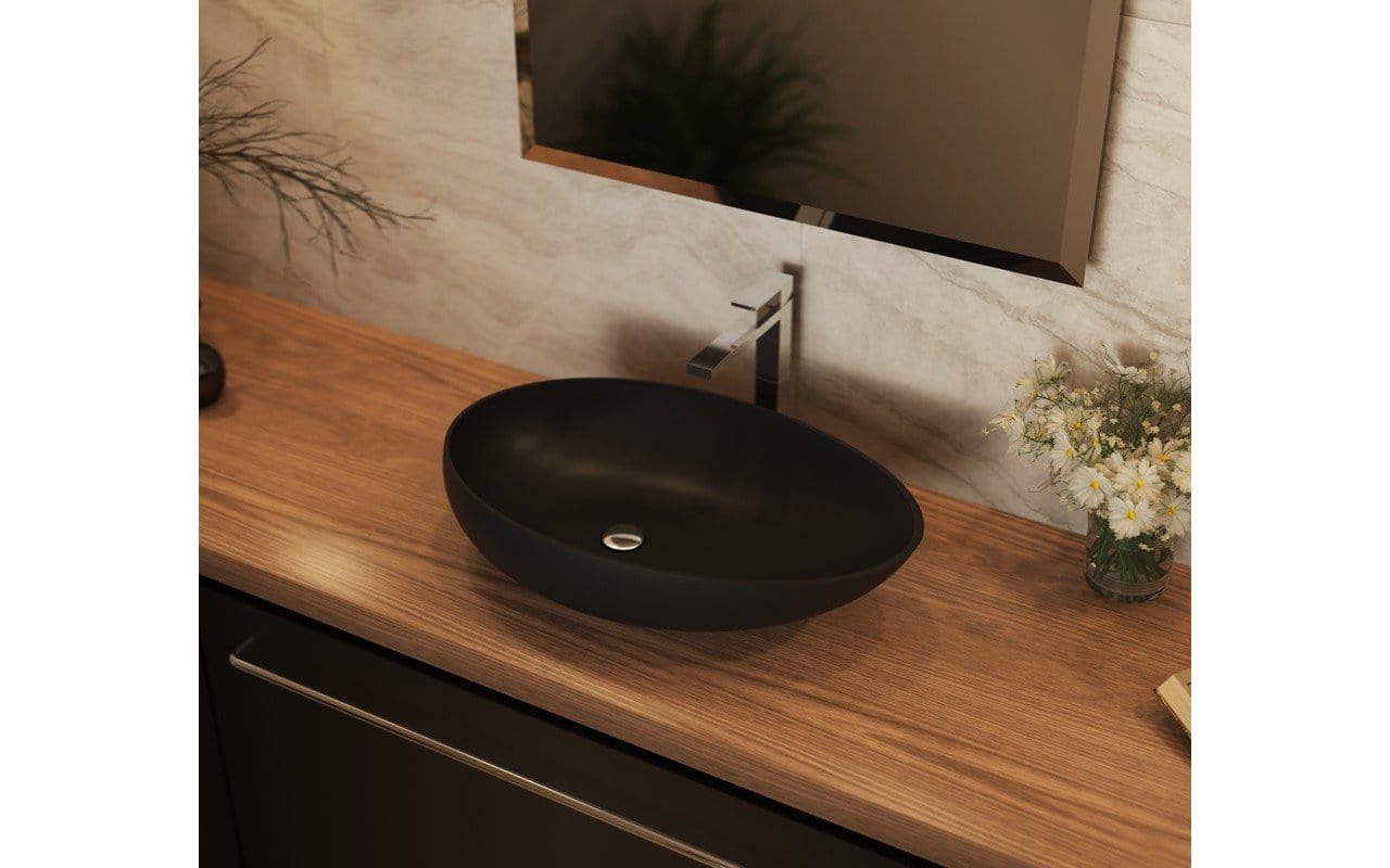 Aquatica Lavabo Spoon 2 BLACK Terentti