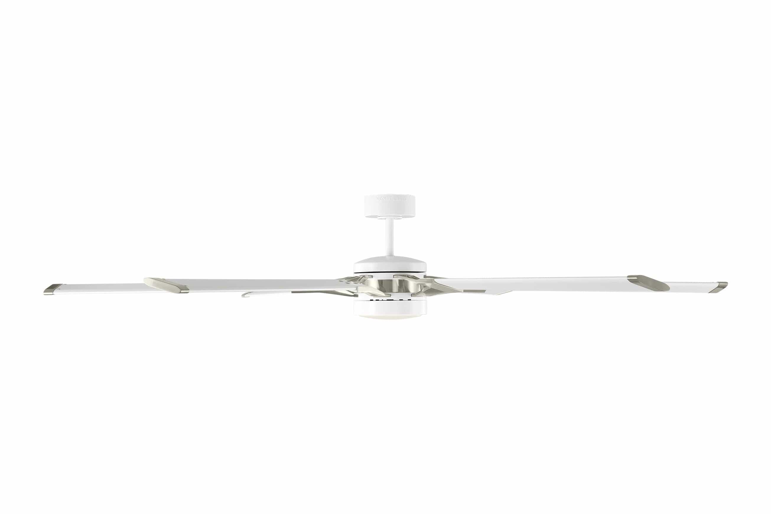 Monte Carlo Loft 72" (1.82m) Blanco Mate / Acero Cepillado Terentti