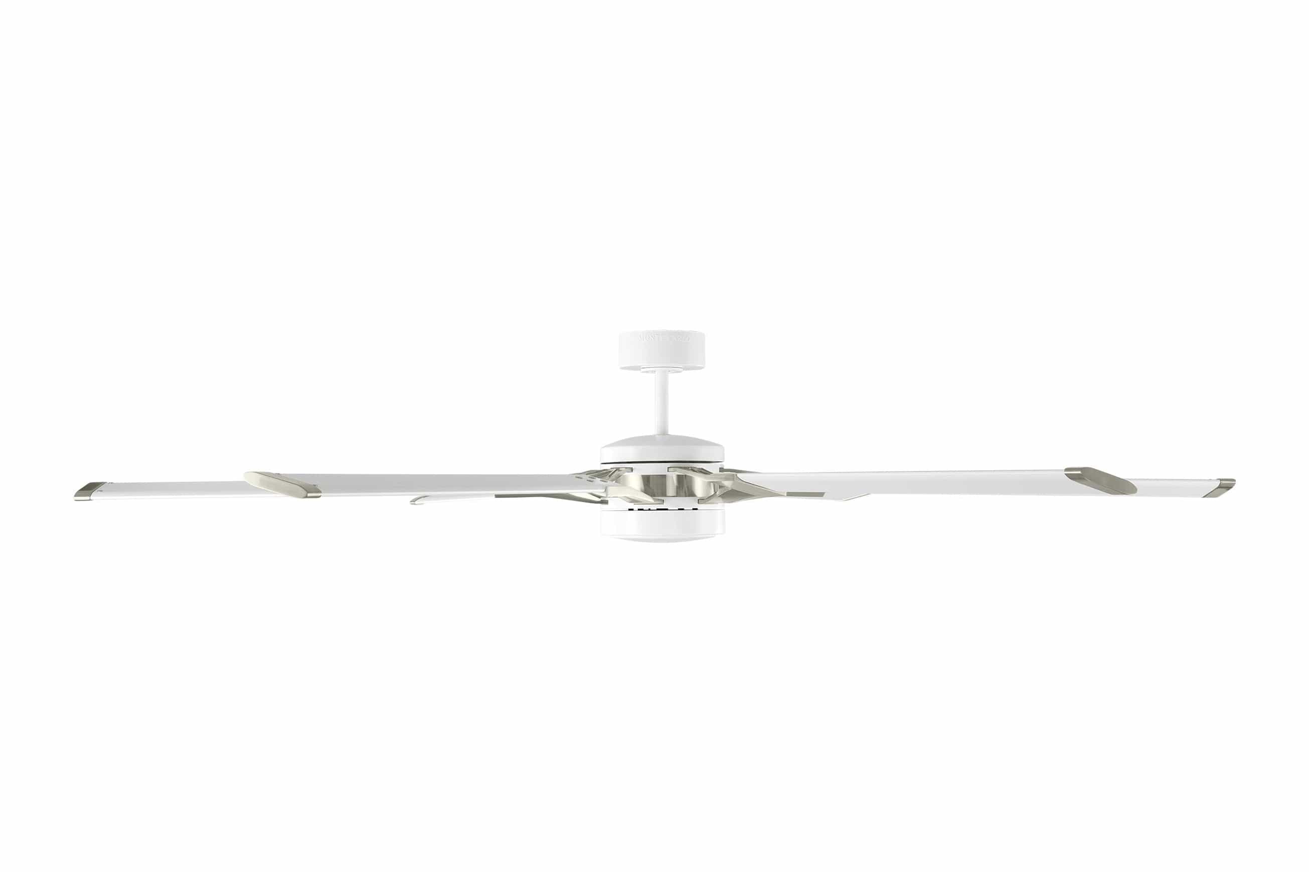 Monte Carlo Loft 72" (1.82m) Blanco Mate / Acero Cepillado Terentti
