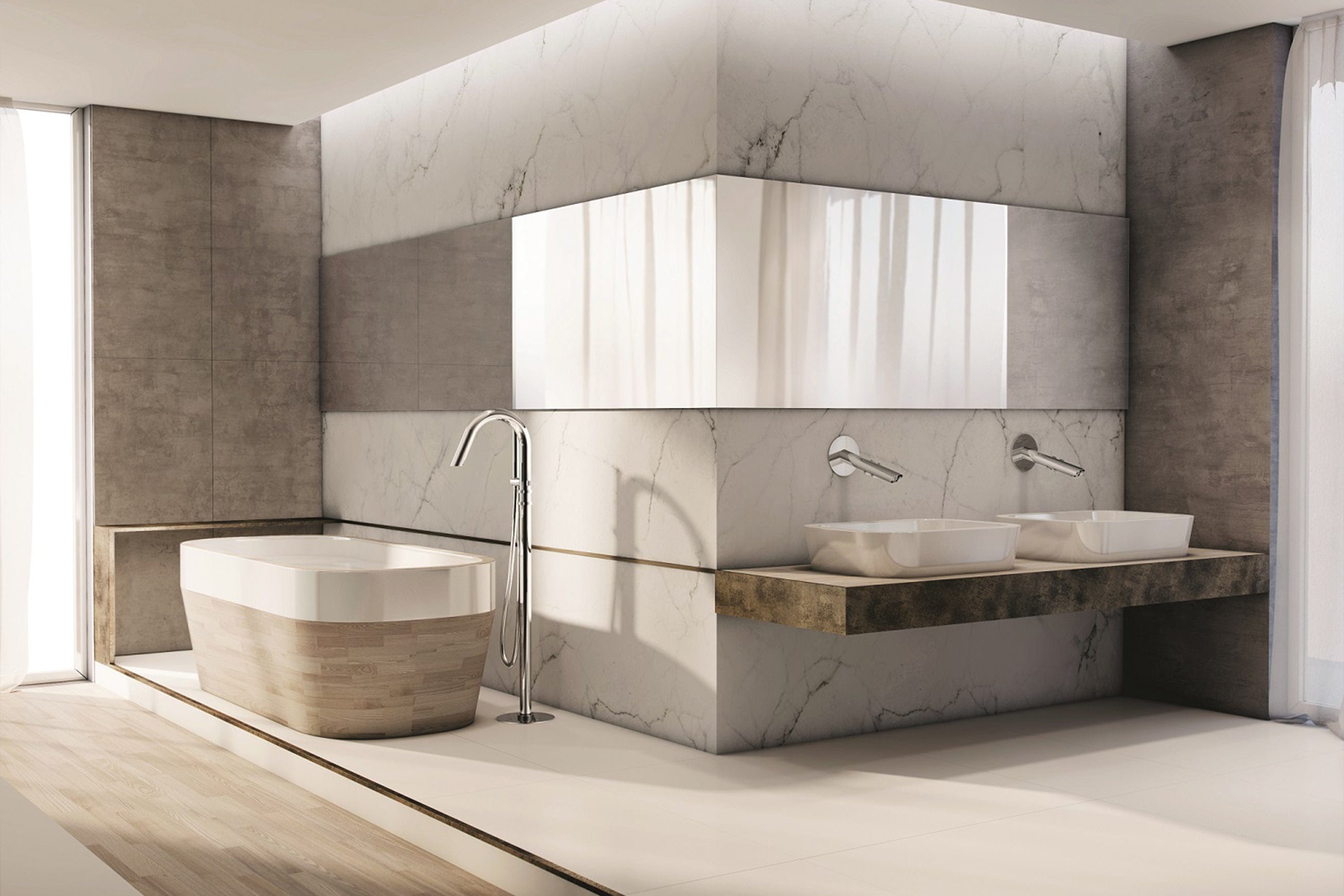 Ama Showers Italy Llenador de Tina Atlas Minimal 18500 Terentti