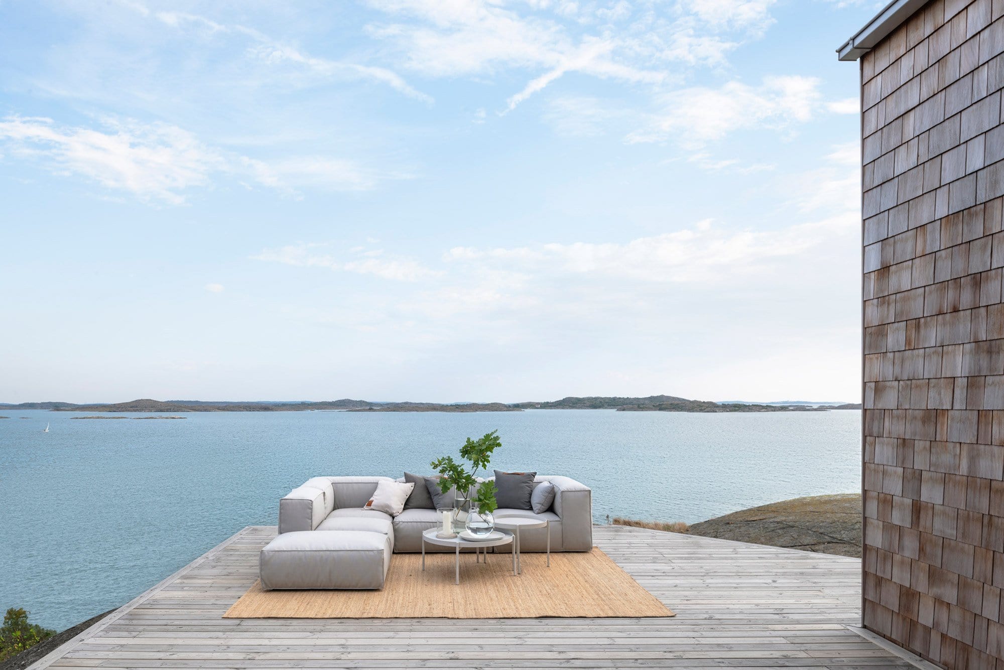 Skargaarden Sillón para exterior Asker Sección Media Ancha Terentti