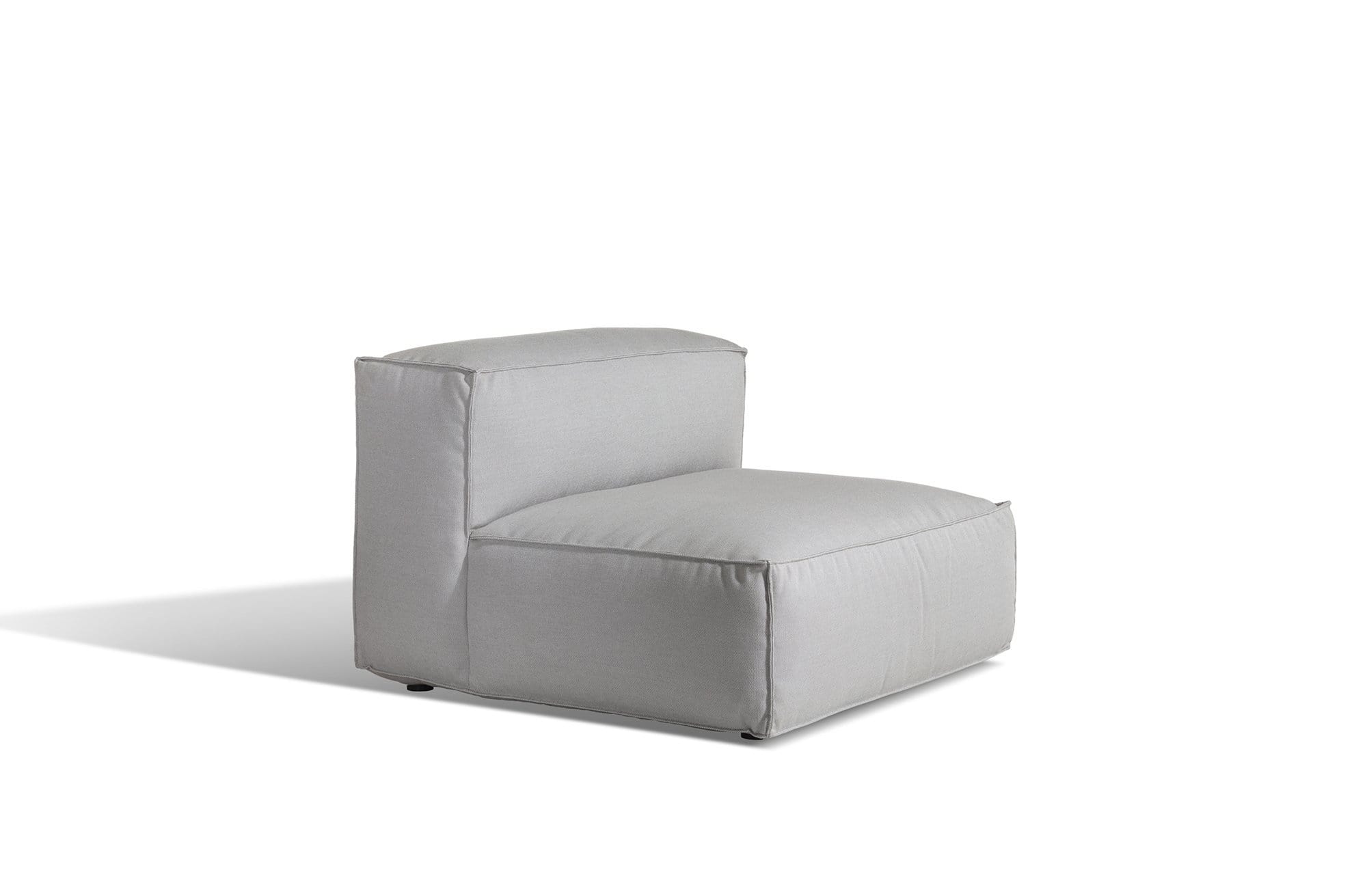 Skargaarden Sillón para exterior Gris Claro Asker Sección Media Ancha Terentti