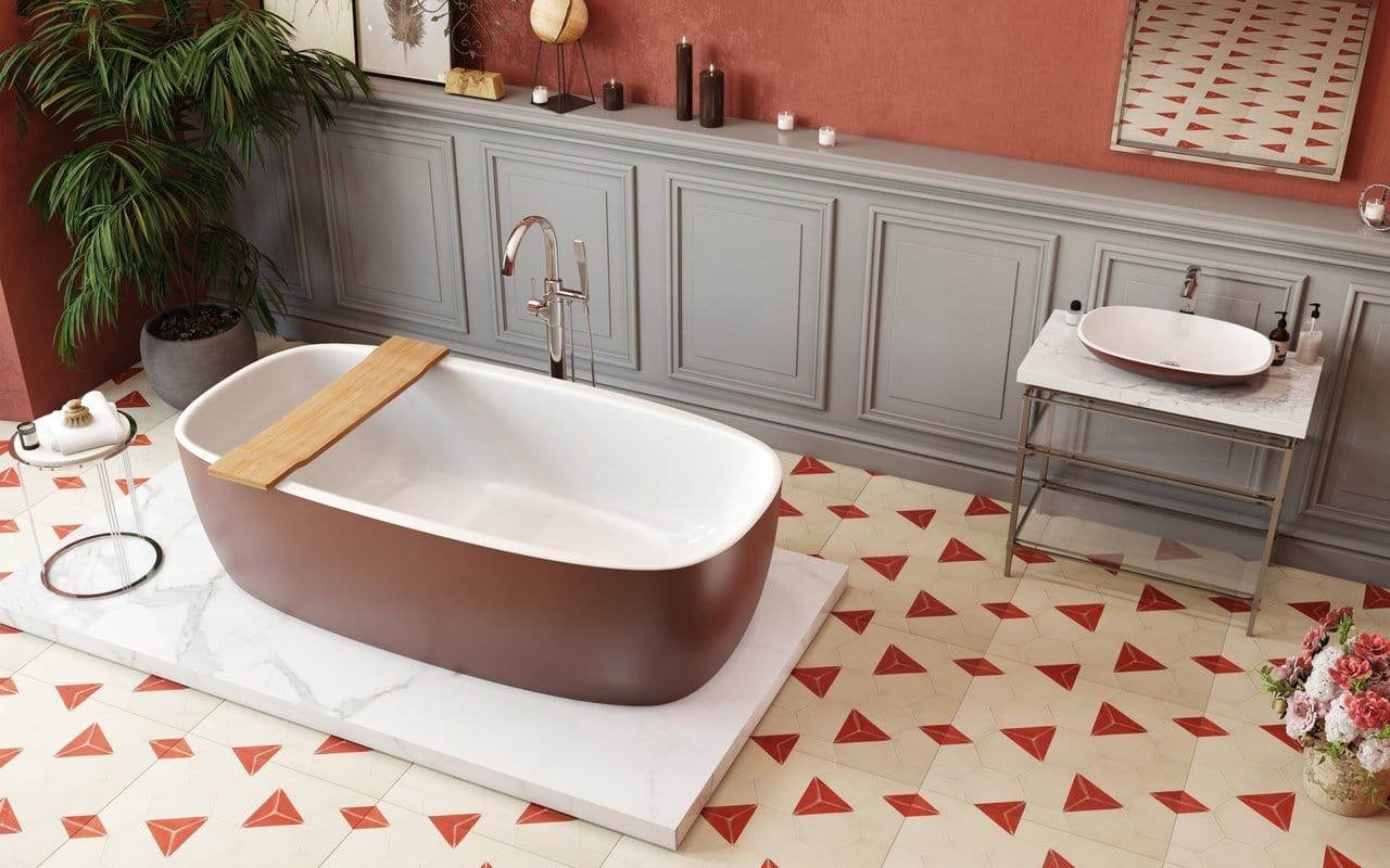 Aquatica Lavabo Coletta-Rojo Oxido Terentti