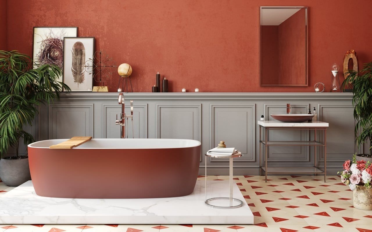 Aquatica Lavabo Coletta-Rojo Oxido Terentti