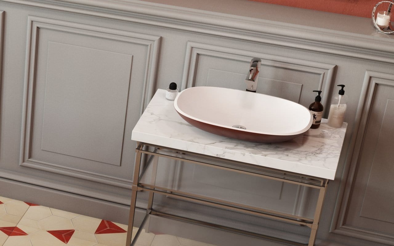 Aquatica Lavabo Coletta-Rojo Oxido Terentti