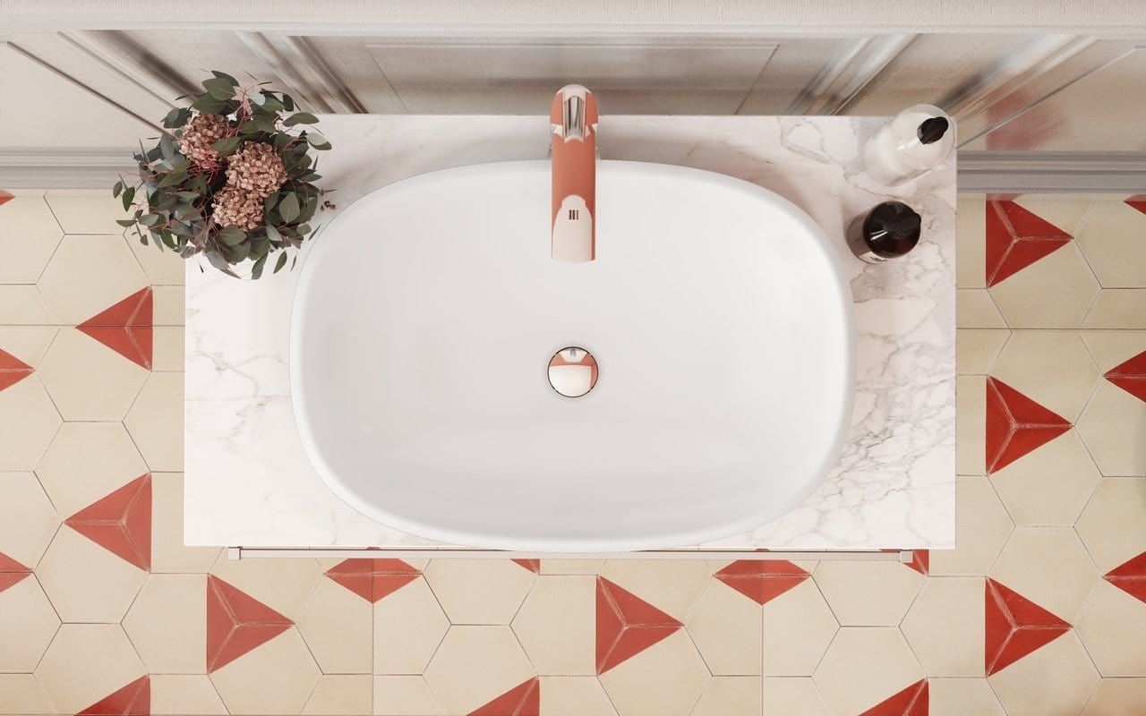 Aquatica Lavabo Coletta-Rojo Oxido Terentti