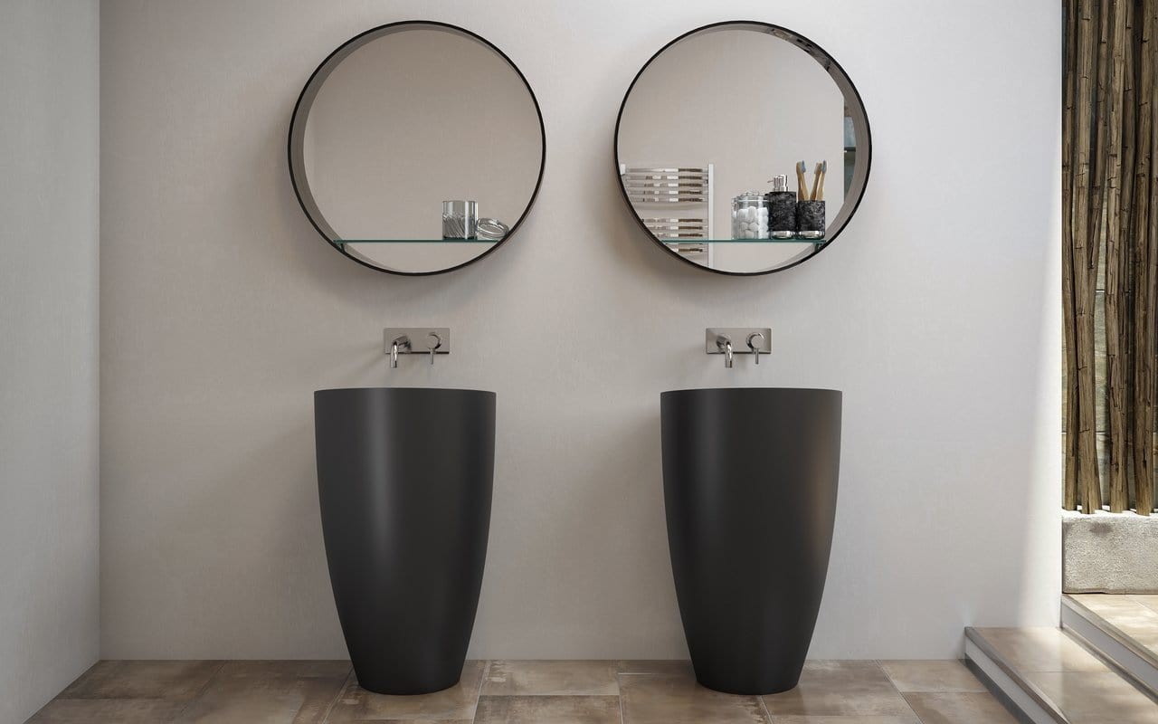 Aquatica Lavabo Dante - Negro Terentti