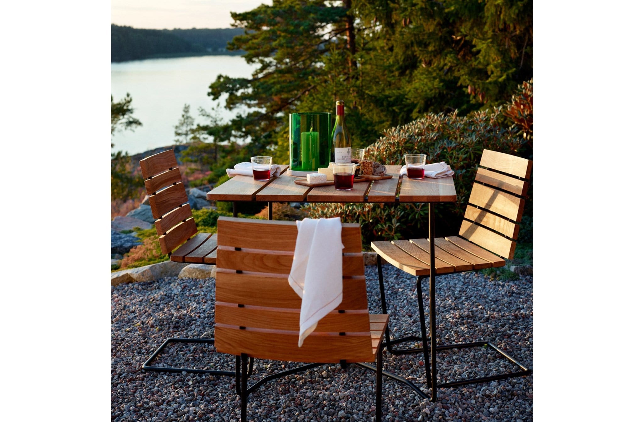 Skargaarden Mesa para Exterior Grinda Mesa comedor (85 X 85 cm) GRT85-T Terentti