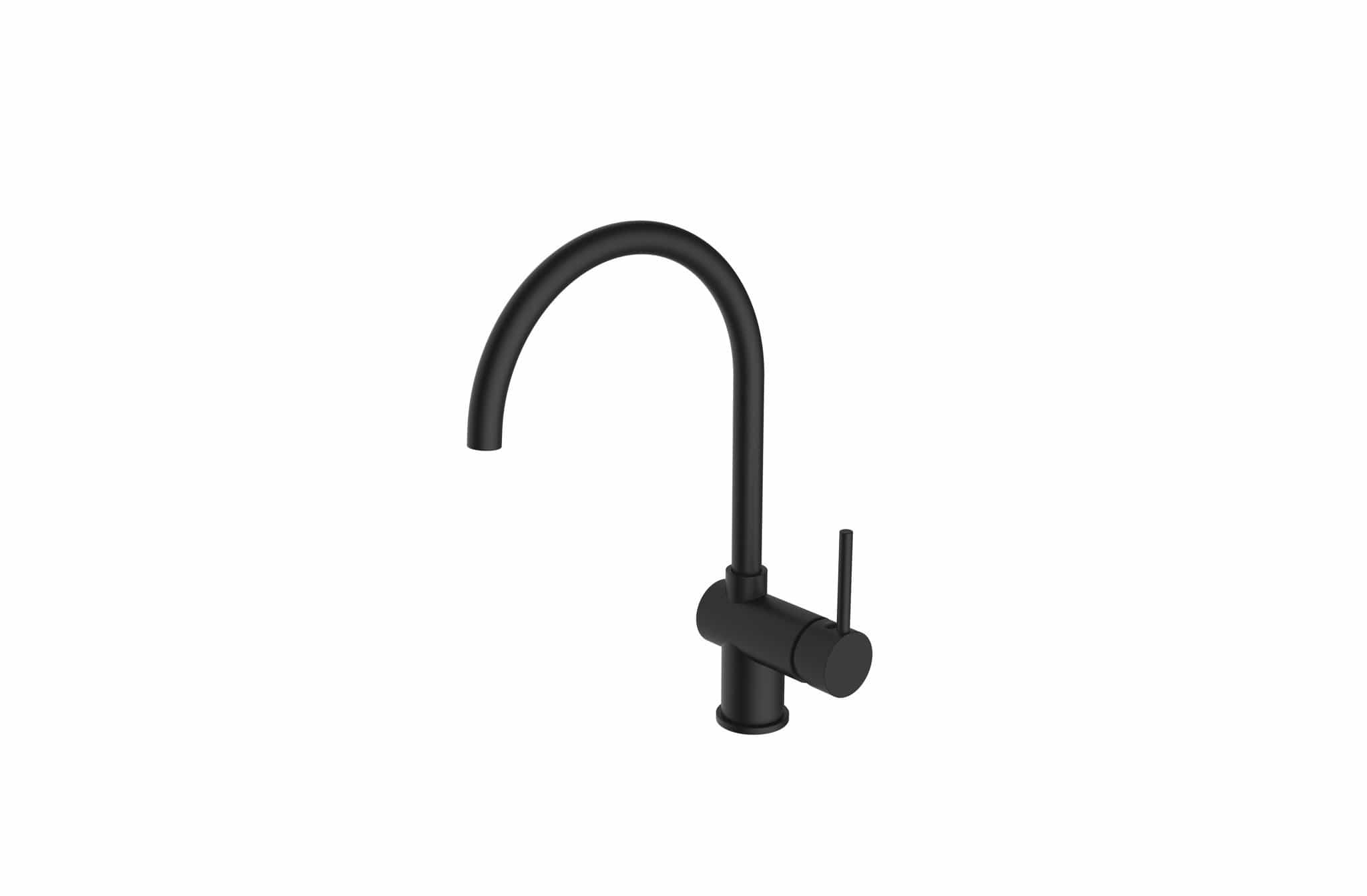 Aquatica Grifería Cocina Negro Matte Llave de Cocina 20115 Terentti