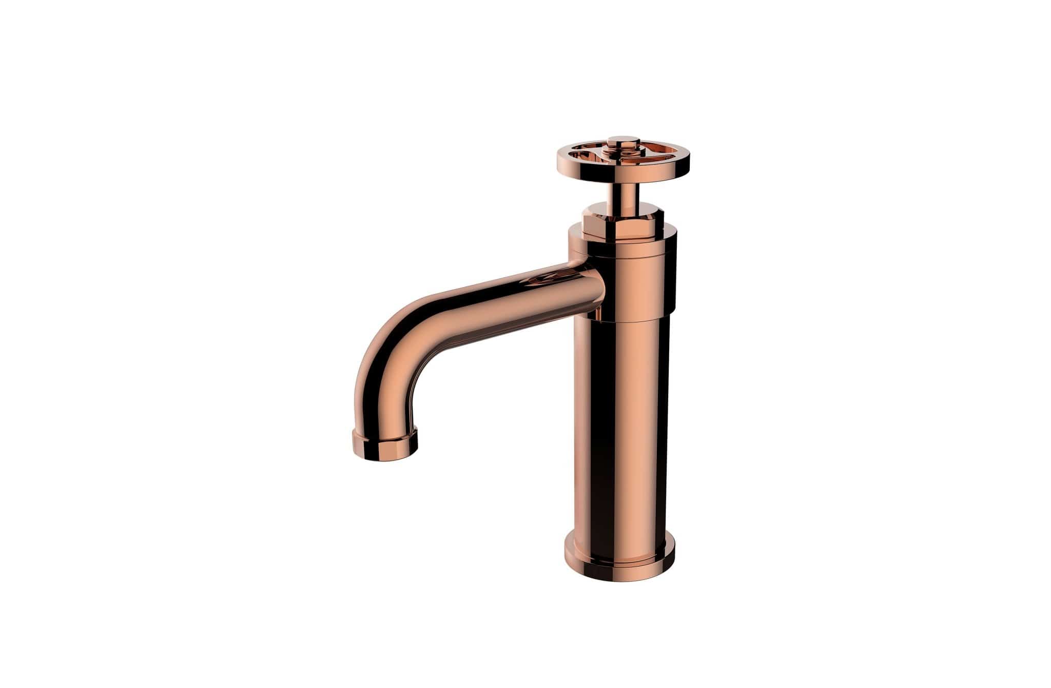 Aquatica Grifería Oro Rosa Llave de Lavabo 29111 Terentti