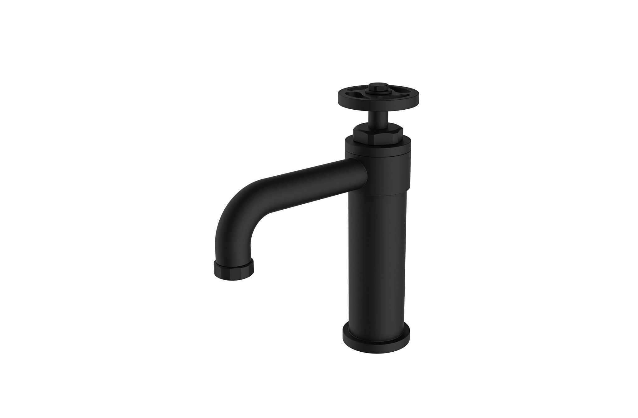 Aquatica Grifería Negro Matte Llave de Lavabo 29111 Terentti