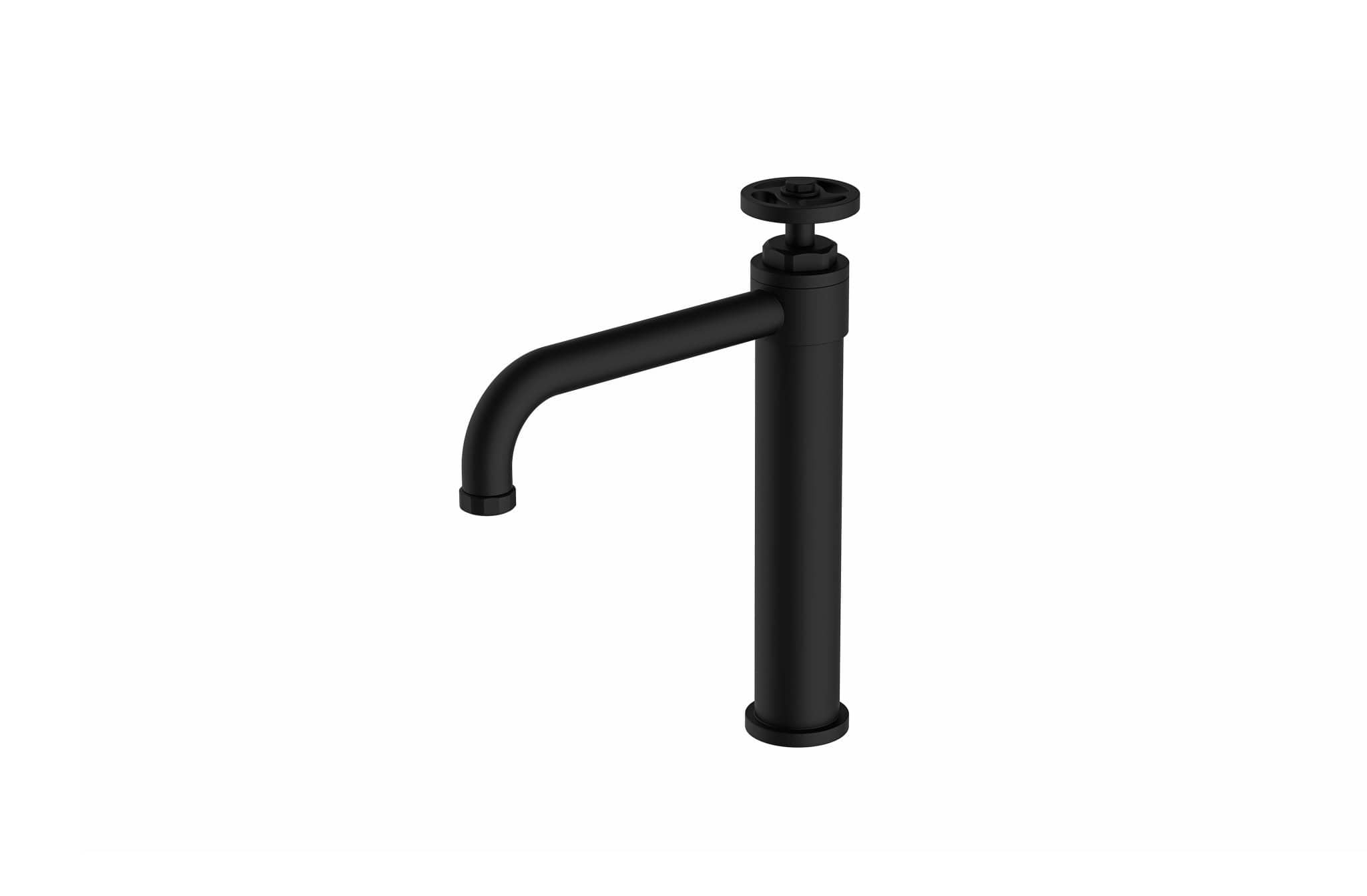 Aquatica Grifería Negro Matte Llave de Lavabo 29112 Terentti