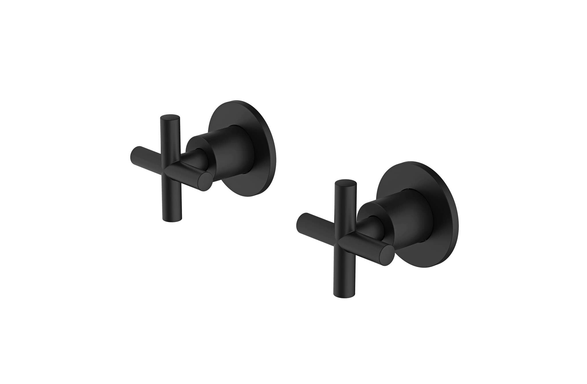 Aquatica Grifería Negro Matte Llave Regadera Z05231 Terentti