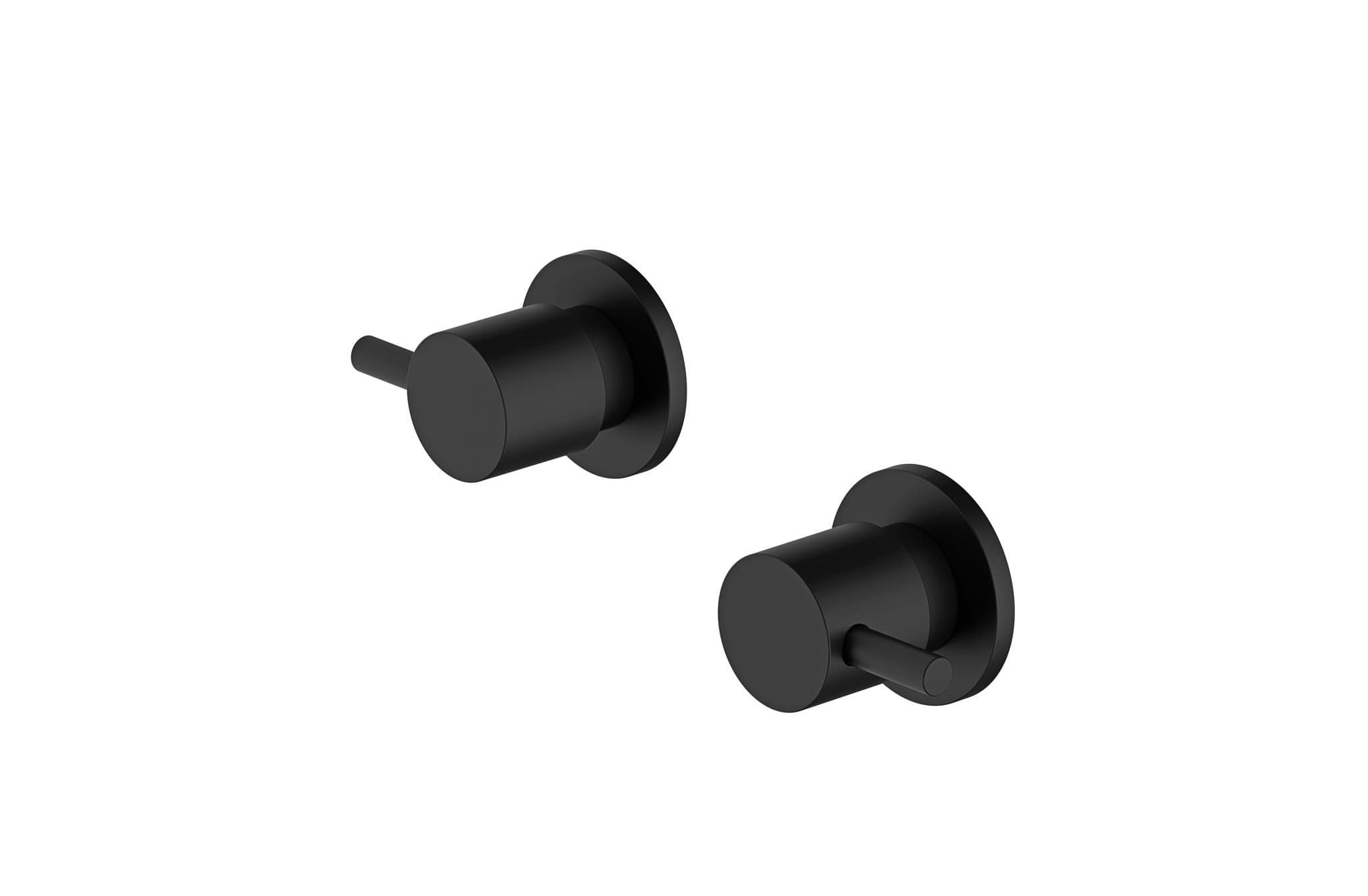 Aquatica Grifería Negro Matte Llave Regadera Z06231 Terentti