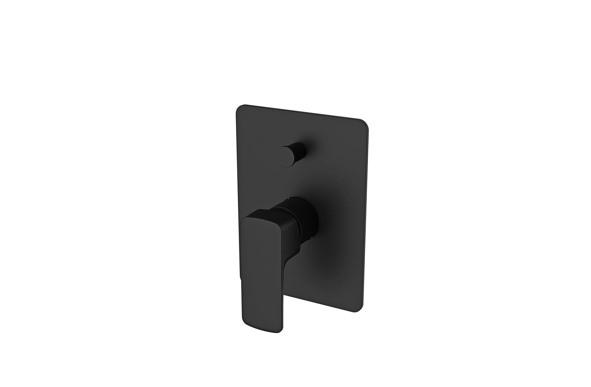 Aquatica Grifería Negro Matte Llave Regadera Z10226 Terentti
