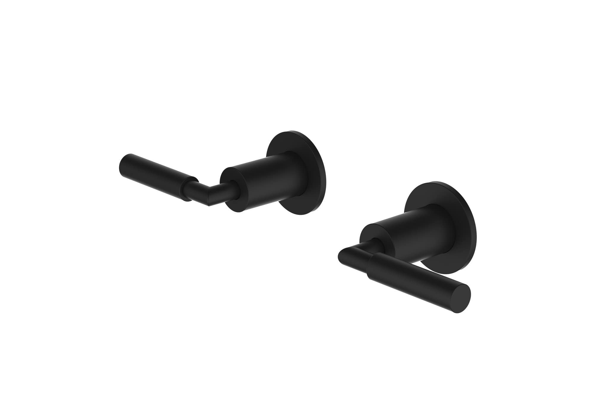 Aquatica Grifería Negro Matte Llave Regadera Z23231 Terentti