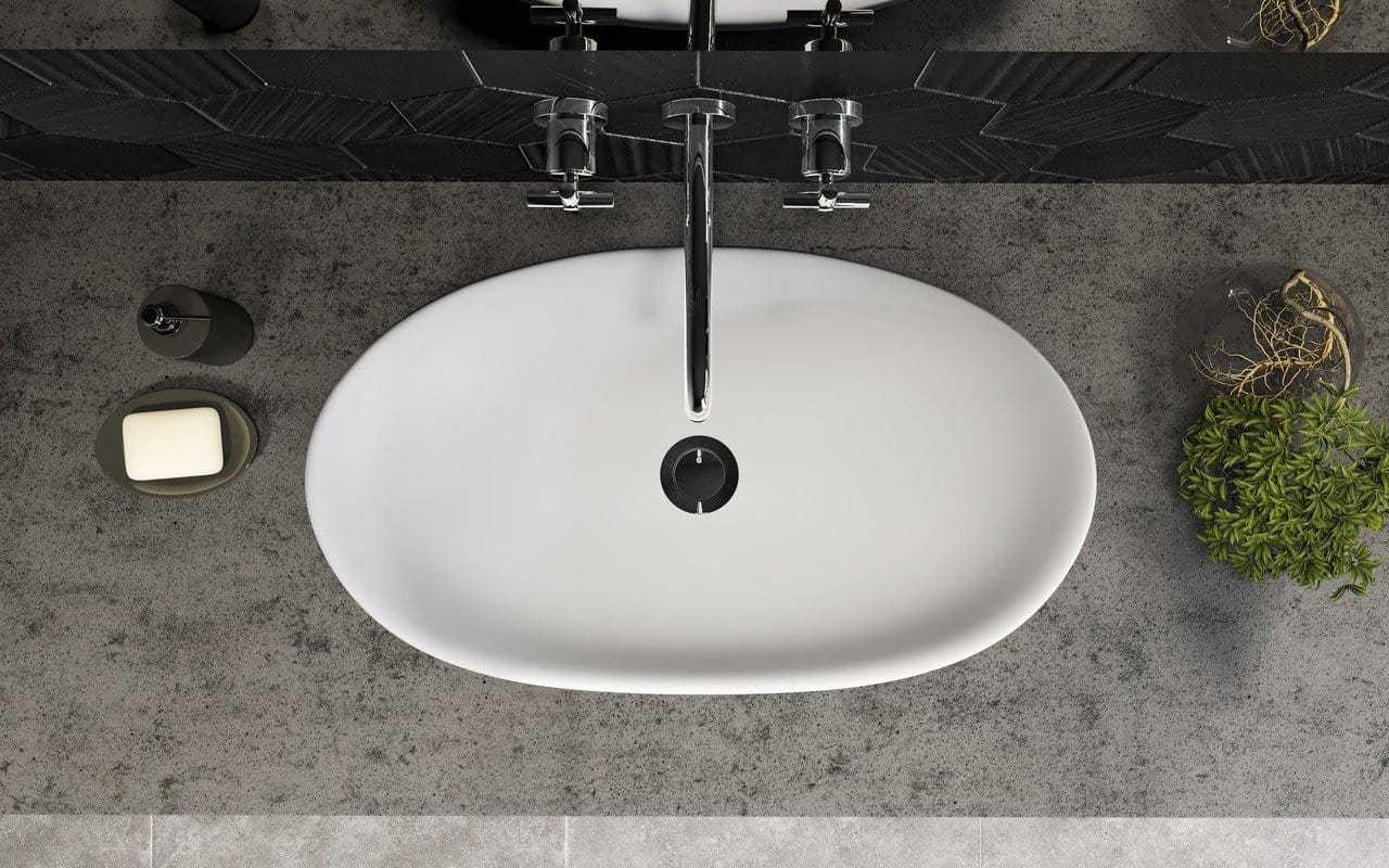 Aquatica Lavabo Luna Blanco Mate Terentti
