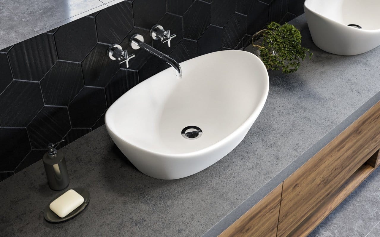 Aquatica Lavabo Luna Blanco Mate Terentti