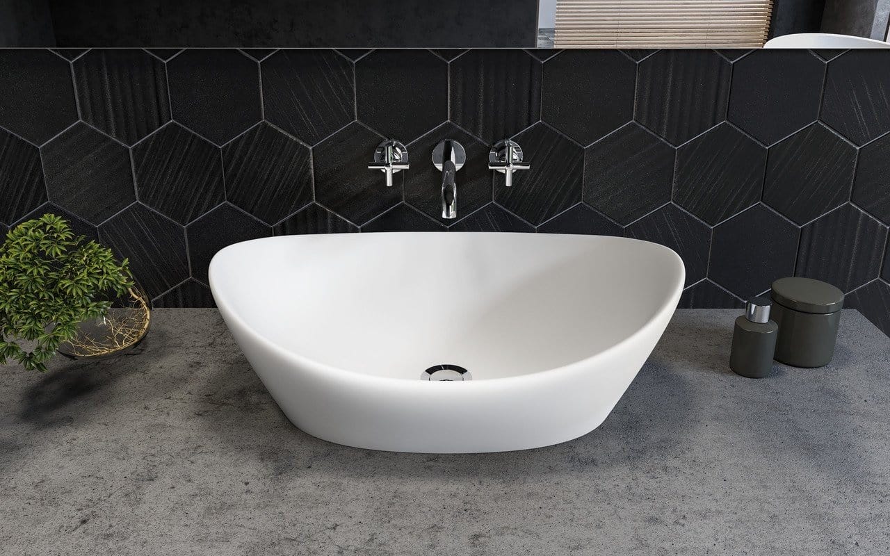 Aquatica Lavabo Luna Blanco Mate Terentti