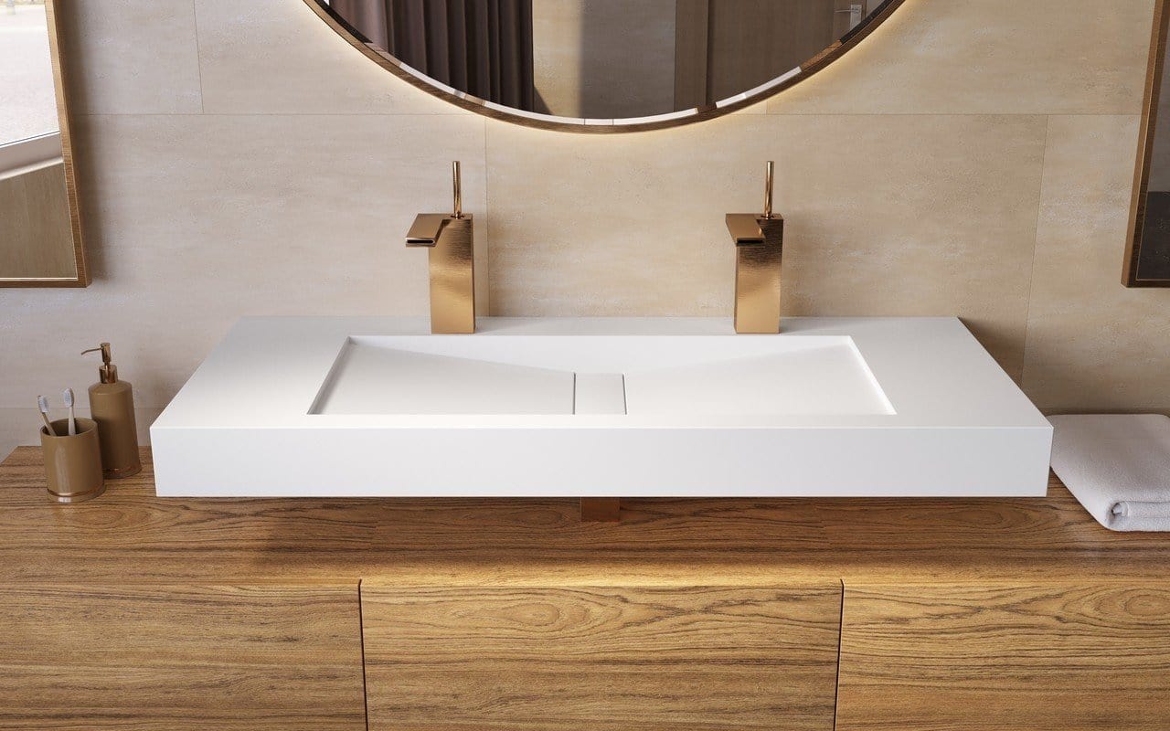 Aquatica Lavabo Millennium 120 Blanco Terentti
