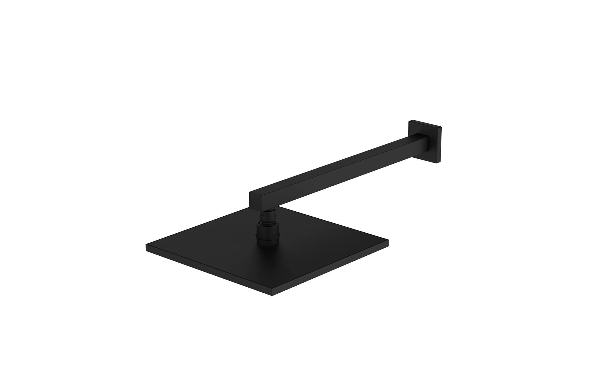 Aquatica Regadera Negro Matte Regadera D1602 10" Terentti
