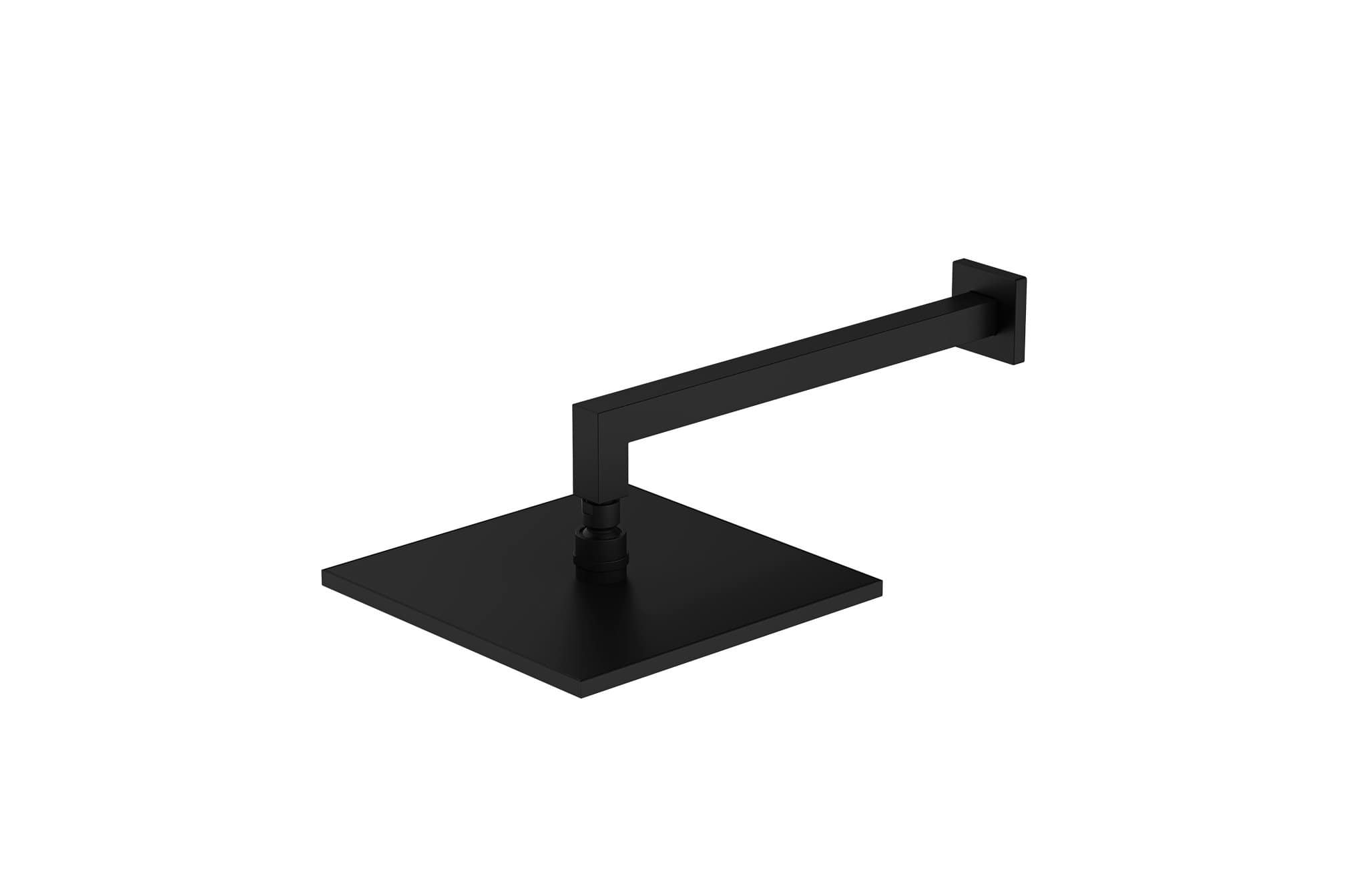 Aquatica Regadera Negro Matte Regadera D2701 8" Terentti