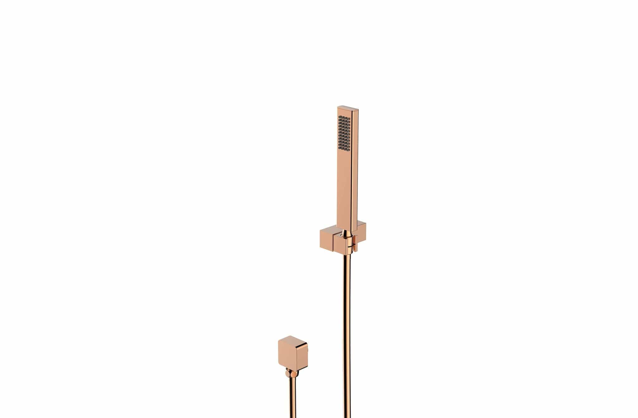 Aquatica Regadera Oro Rosa Regadera de Mano S1002 Terentti