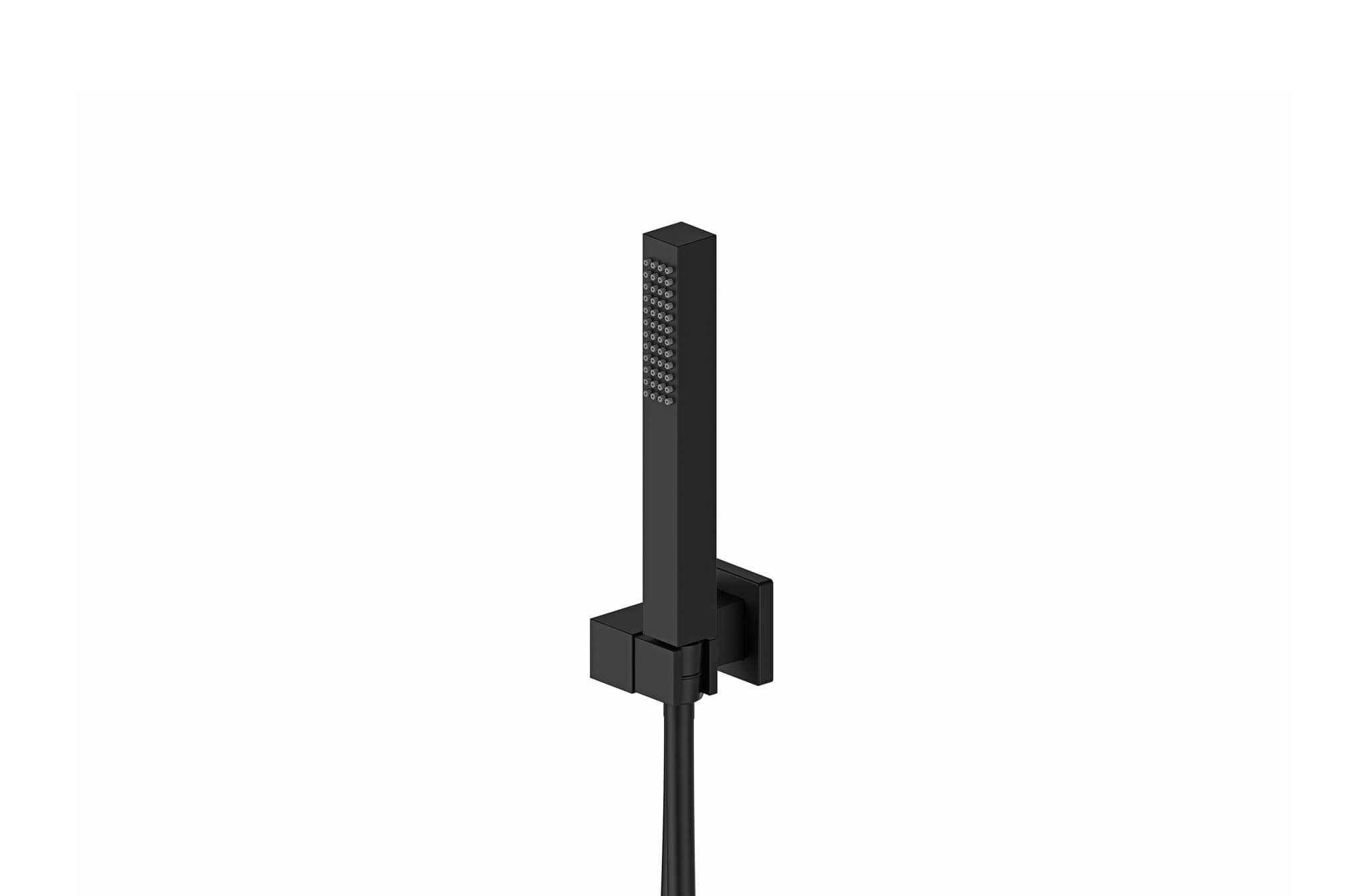Aquatica Regadera Negro Matte Regadera de Mano S1603 Terentti