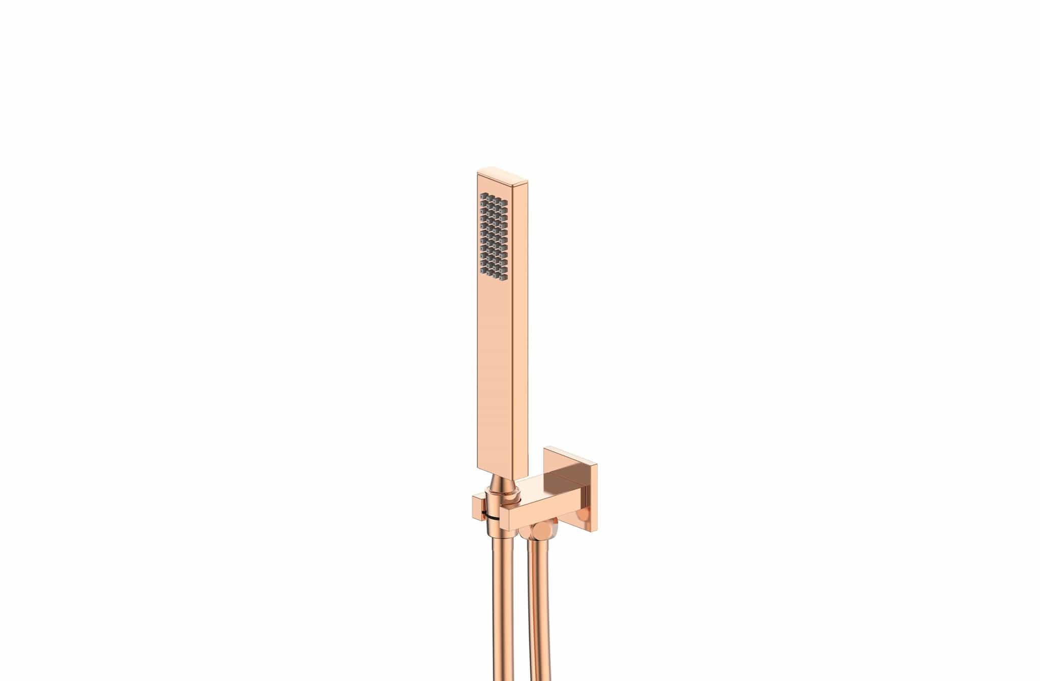Aquatica Regadera Oro Rosa Regadera de Mano S3001 Terentti