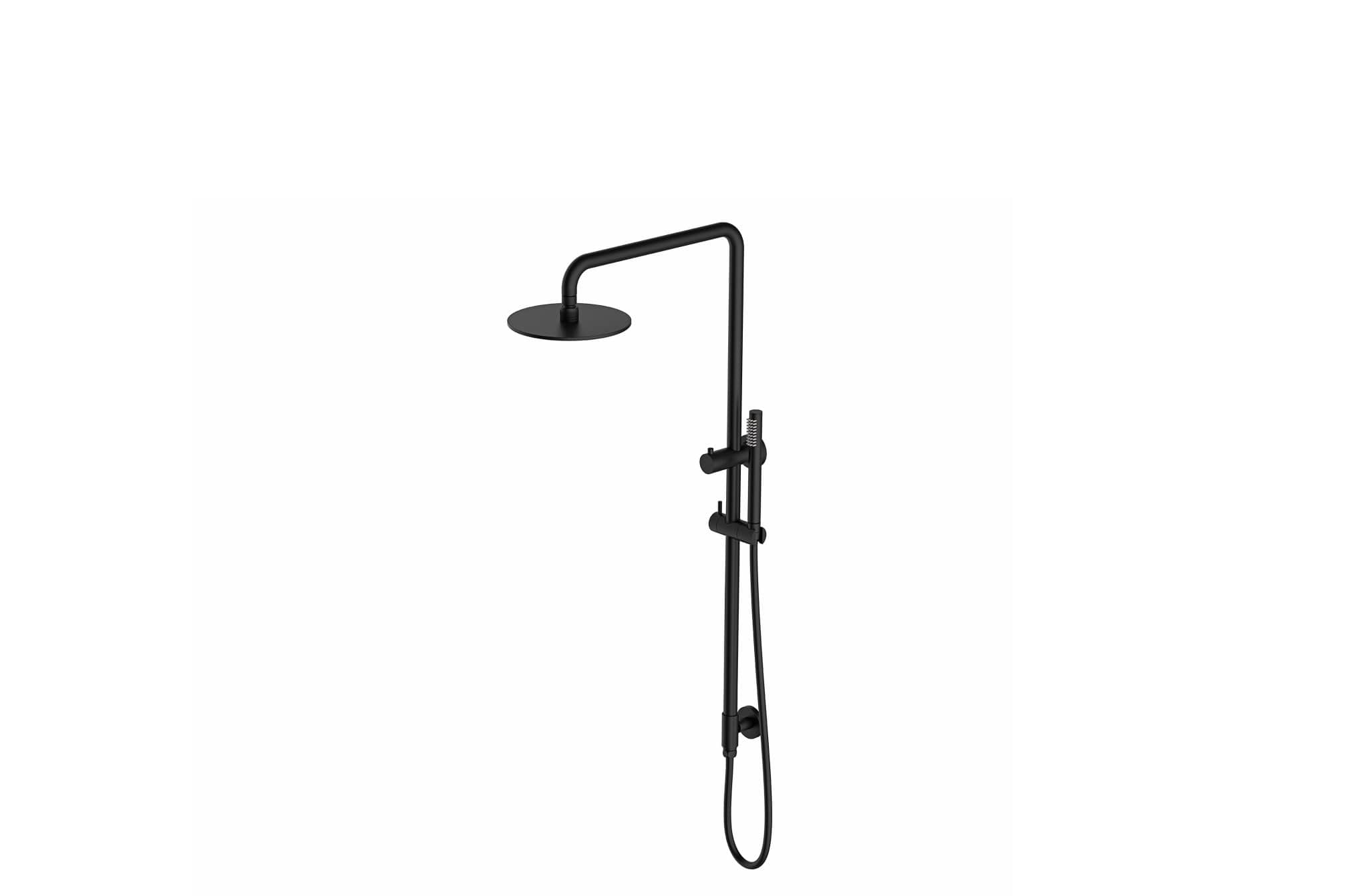 Aquatica Regadera Negro Matte Regadera Mixta 901 Terentti