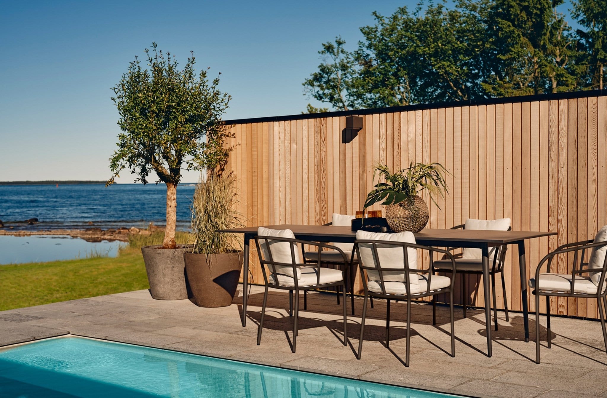 Skargaarden Mesa para Exterior Saltö Mesa Comedor SALDT24-CG Terentti