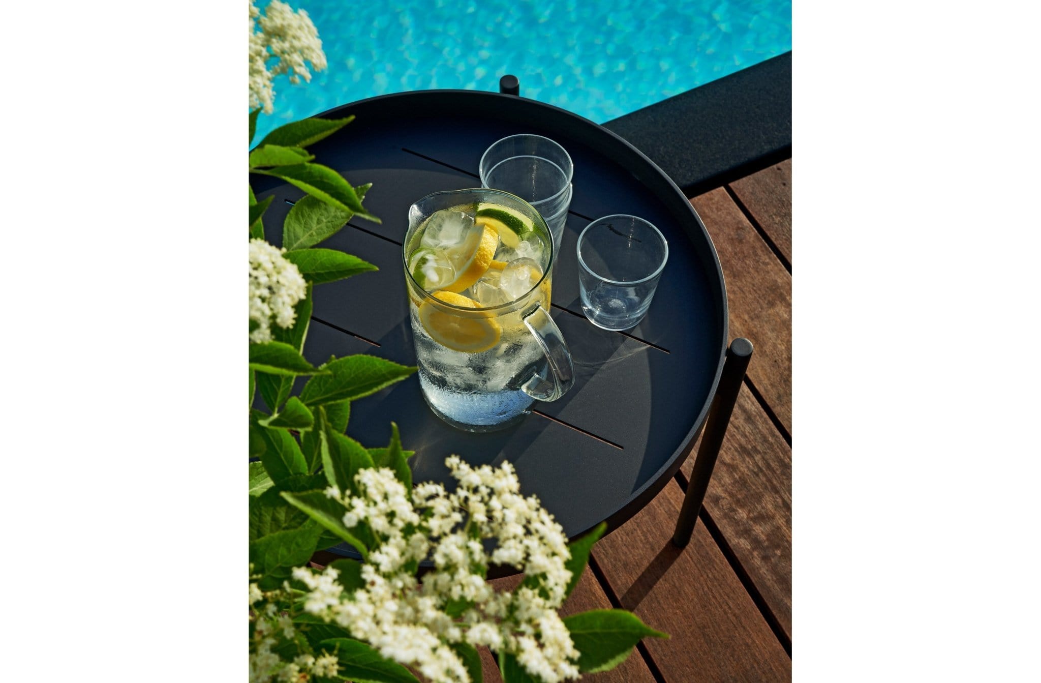 Skargaarden Mesa para Exterior Saltö mesa lounge chica (Ǿ 55 cm) SALLT52-CG Terentti
