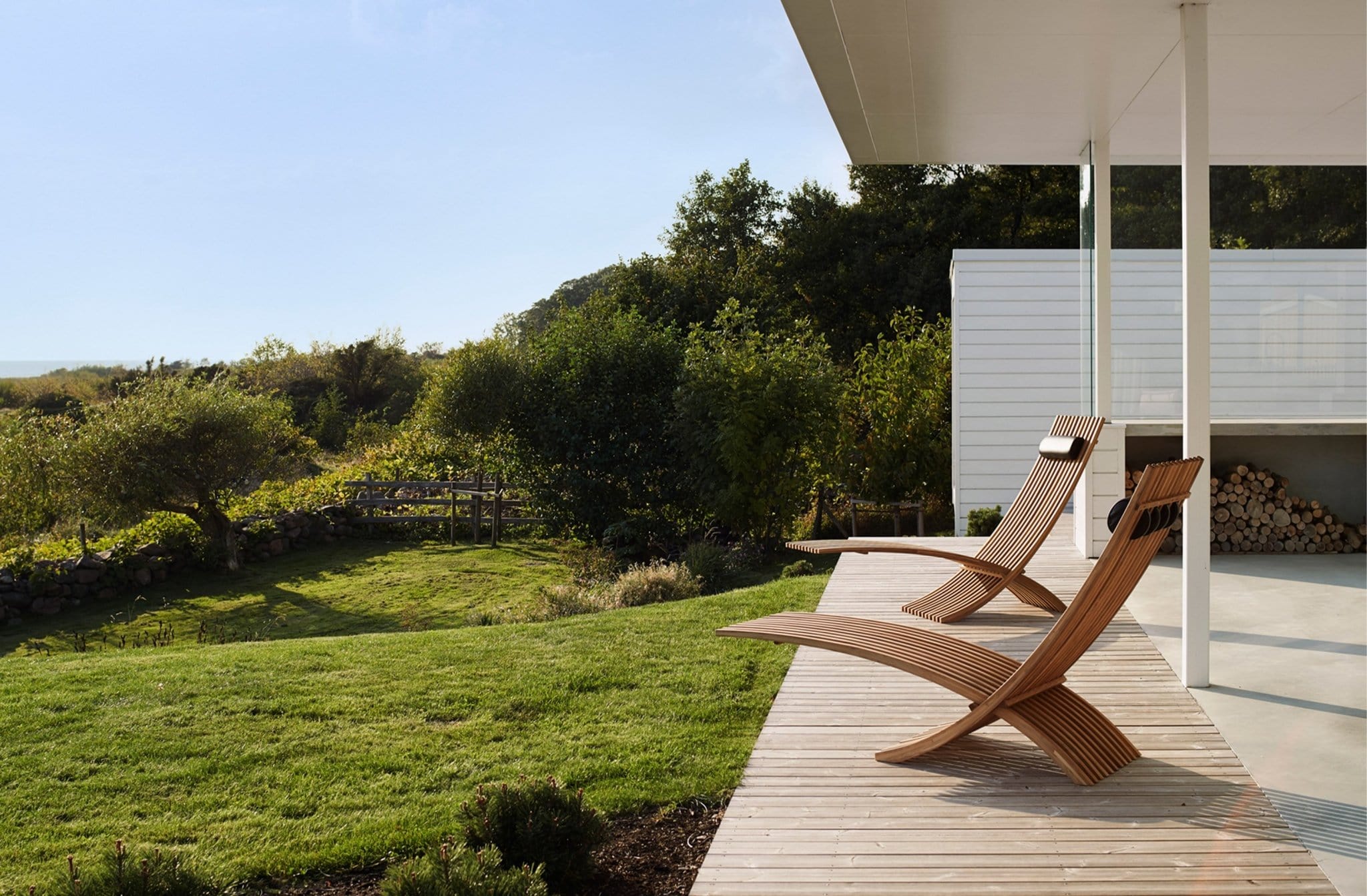 Skargaarden Silla para exterior Silla lounge para asolearse Nozib Terentti