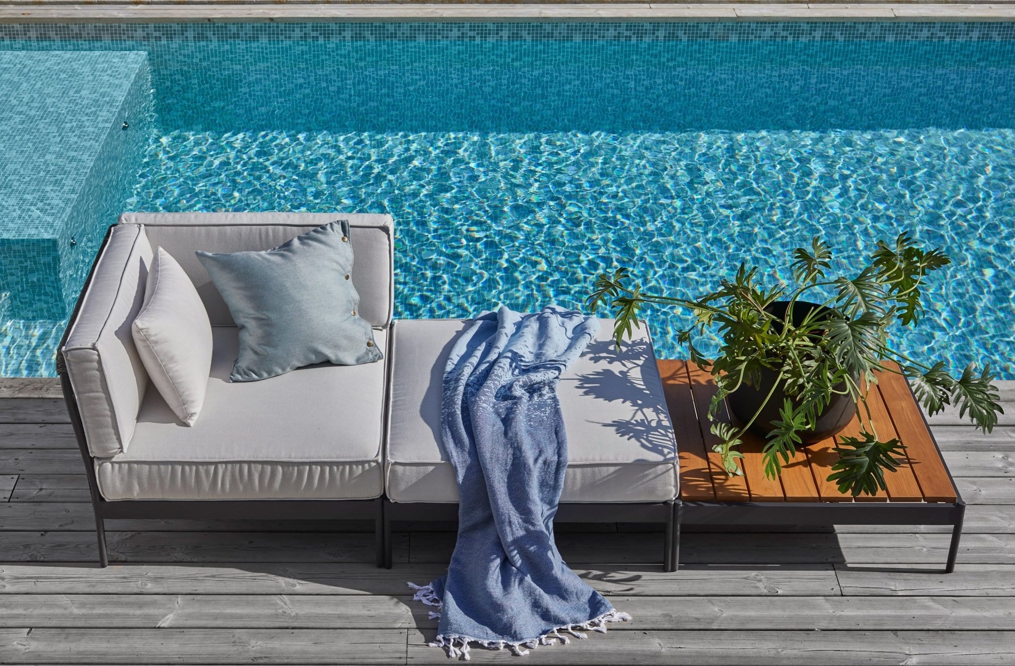 Skargaarden Sillón para exterior Sofá esquinero Lido LIDC-DG Terentti