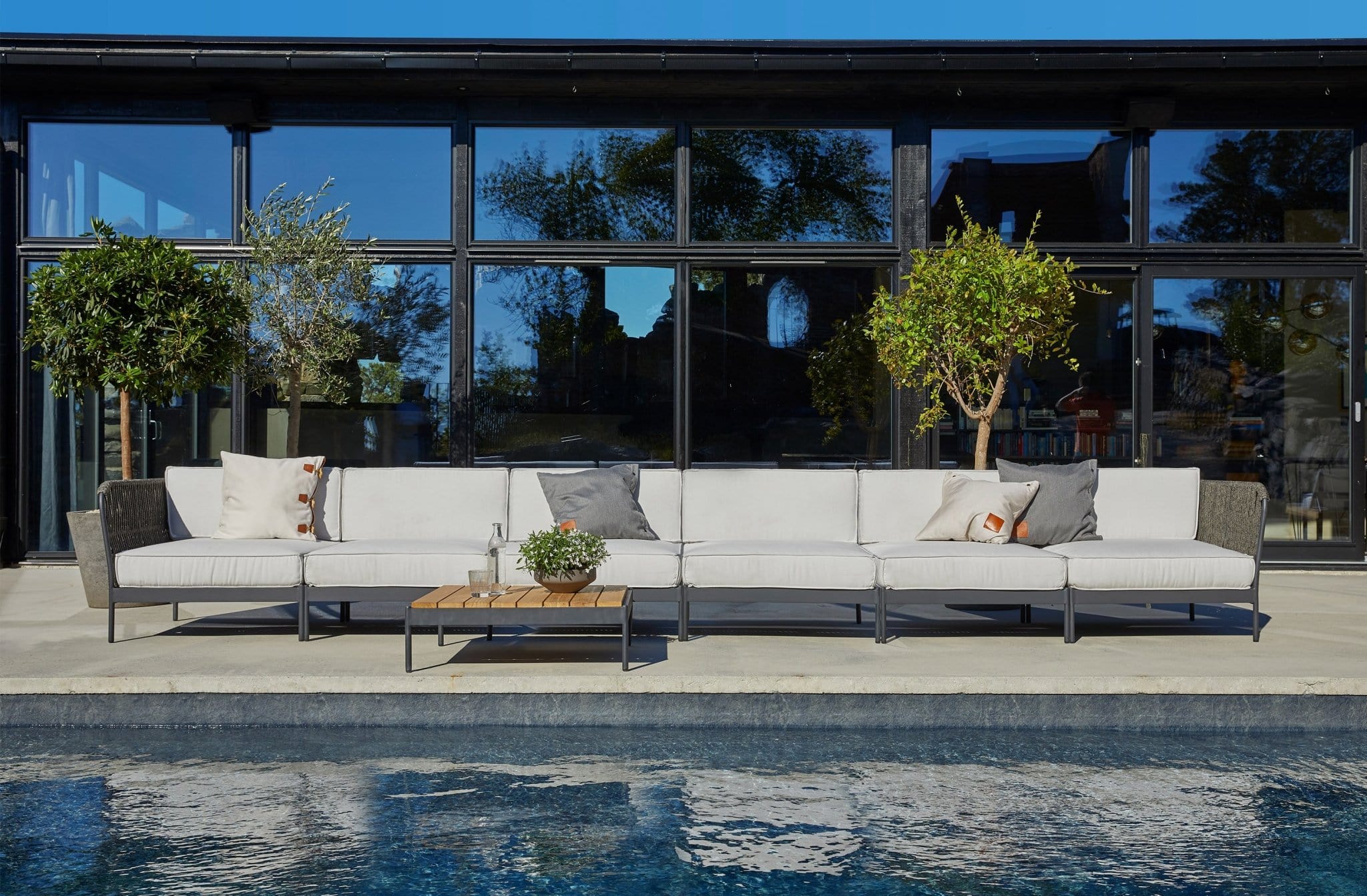 Skargaarden Sillón para exterior Sofá esquinero Lido LIDC-DG Terentti