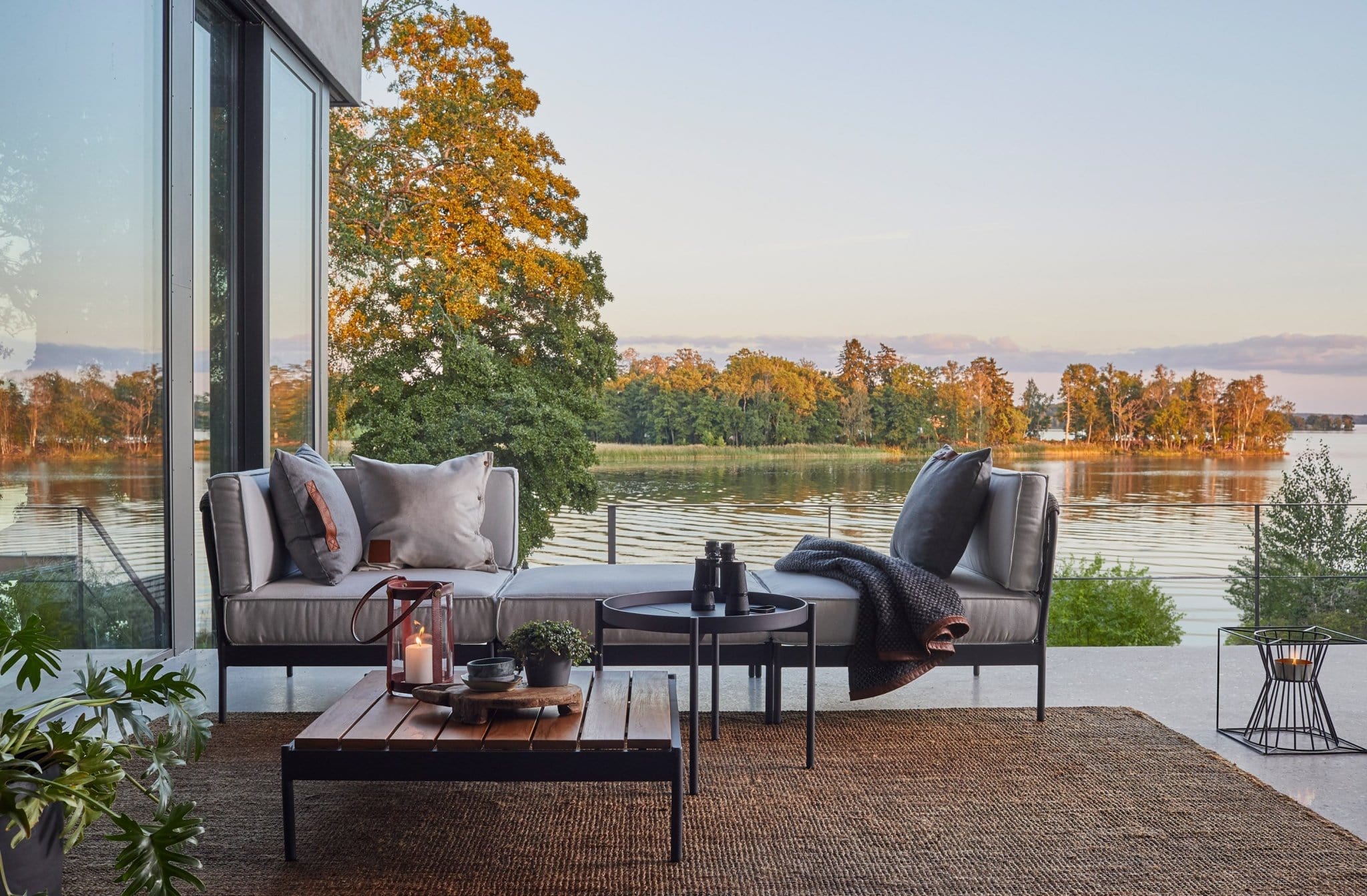 Skargaarden Sillón para exterior Sofá esquinero Lido LIDC-DG Terentti