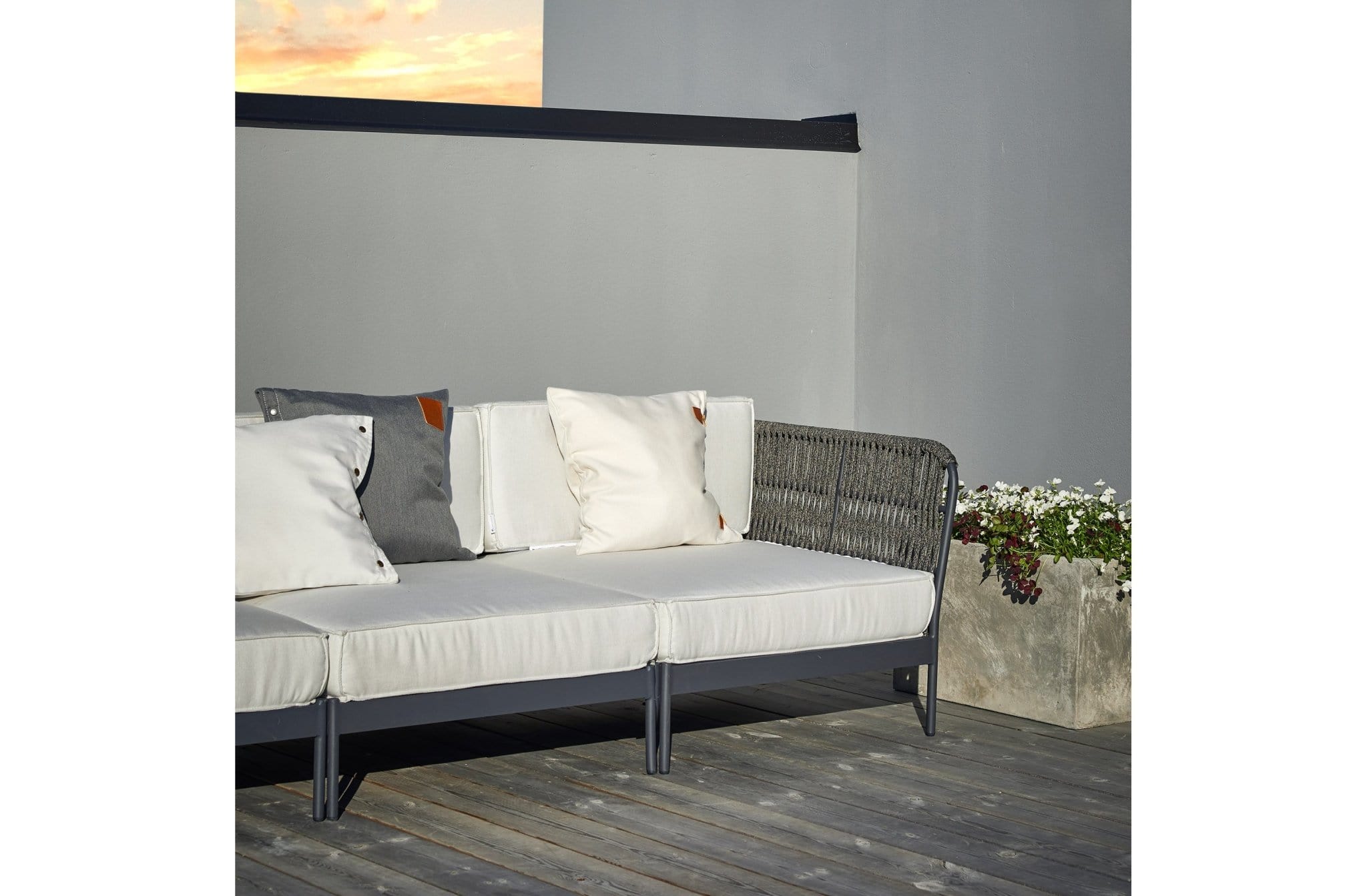 Skargaarden Sillón para exterior Sofá esquinero Lido LIDC-DG Terentti