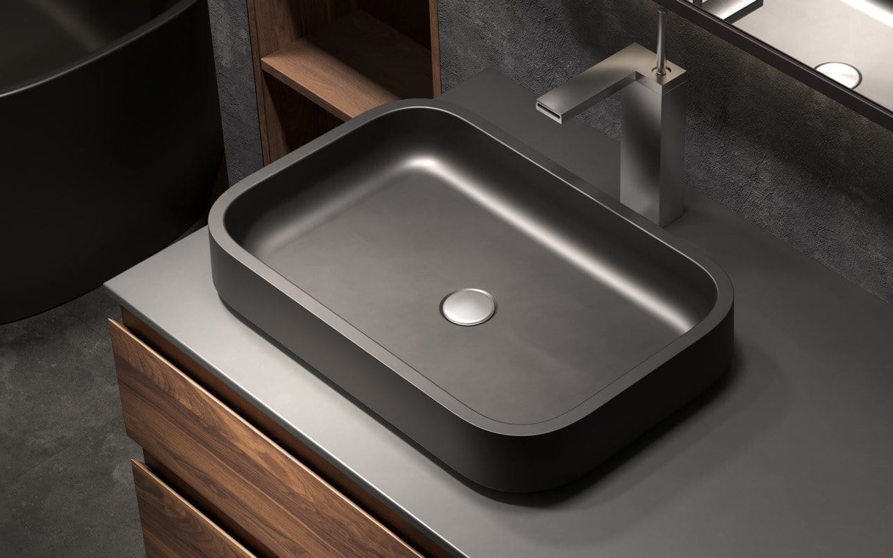 Aquatica Lavabo Solace-A Negro Terentti