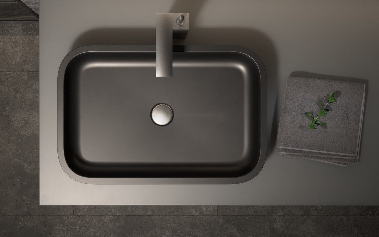 Aquatica Lavabo Solace-A Negro Terentti