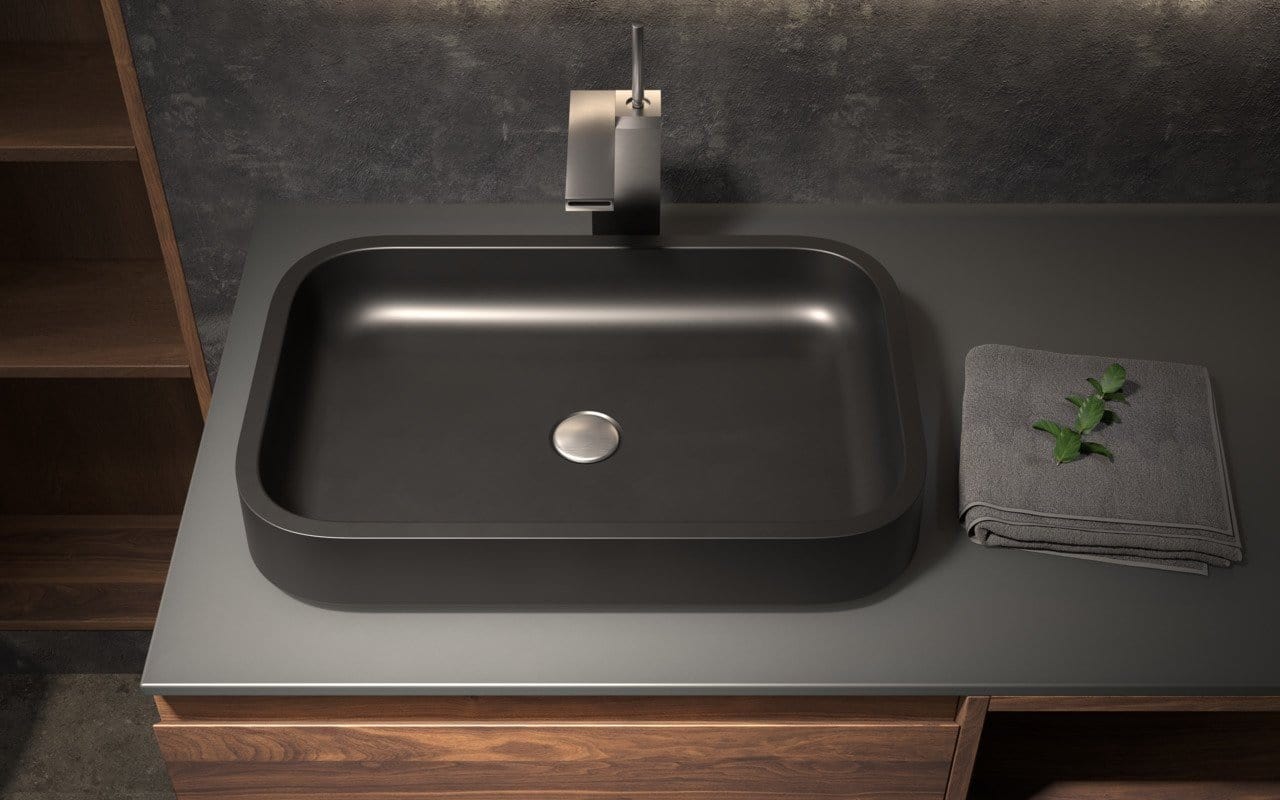 Aquatica Lavabo Solace-A Negro Terentti