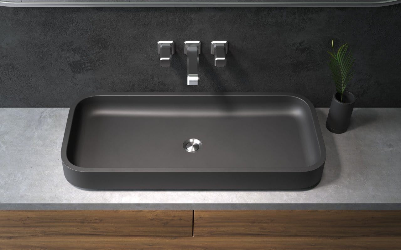 Aquatica Lavabo Solace-B - Negro Terentti