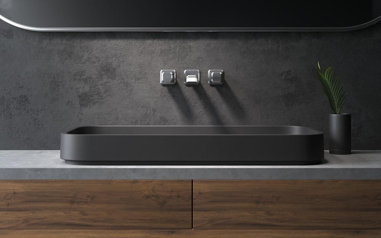 Aquatica Lavabo Solace-B - Negro Terentti