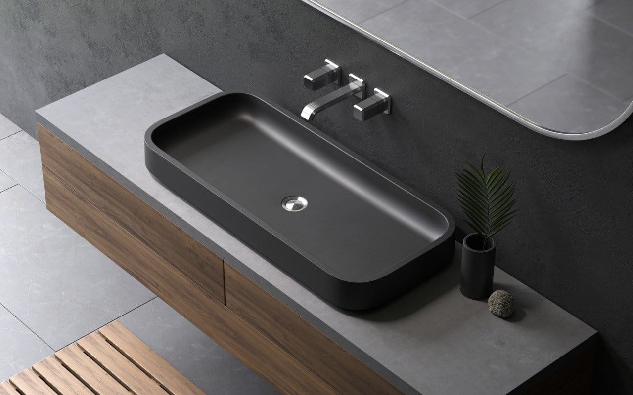 Aquatica Lavabo Solace-B - Negro Terentti