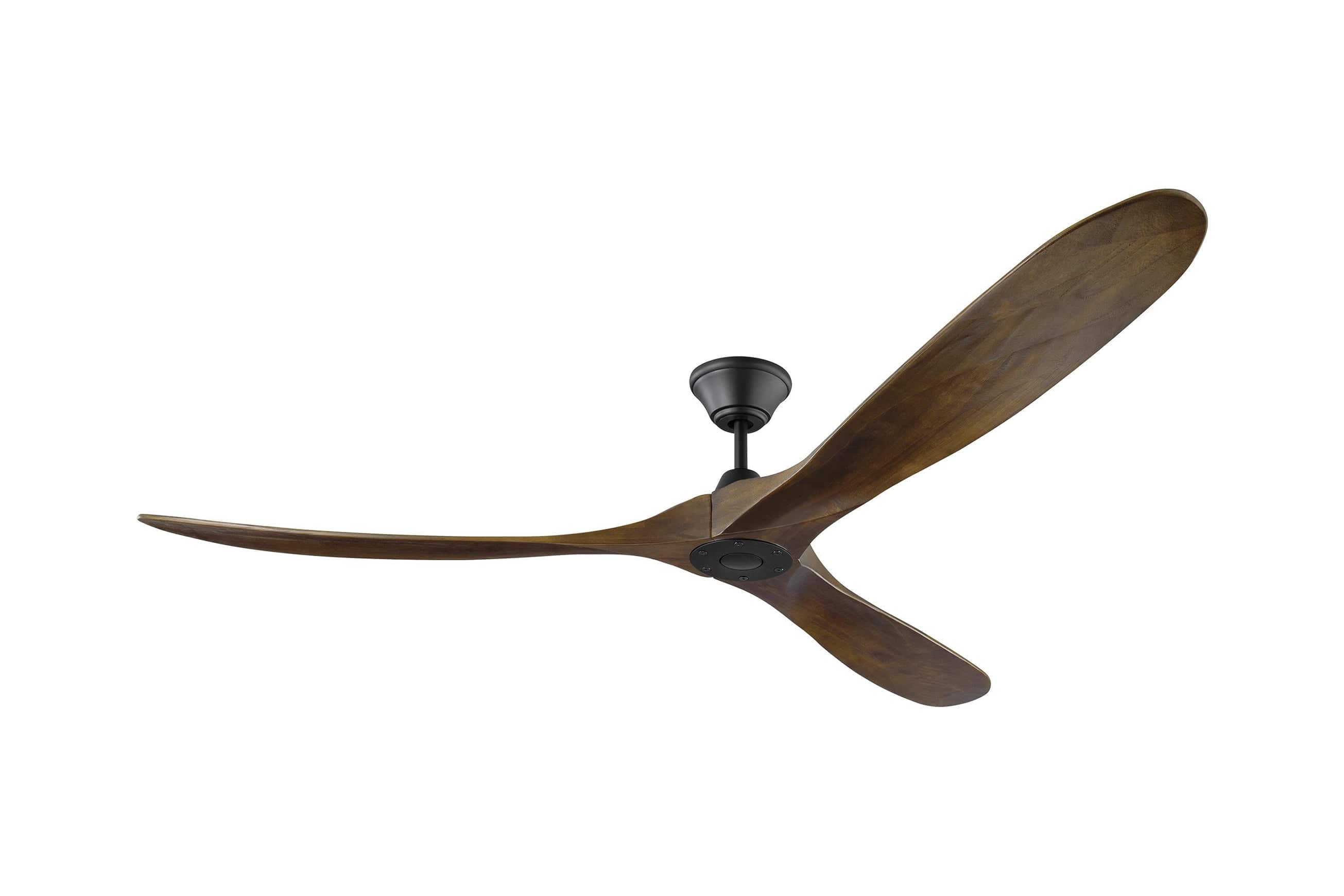 Monte Carlo Abanico de Techo Maverick 70" (177 cm) - Negro mate c/ aspas de nogal obscuro 3MAVR70BK Terentti